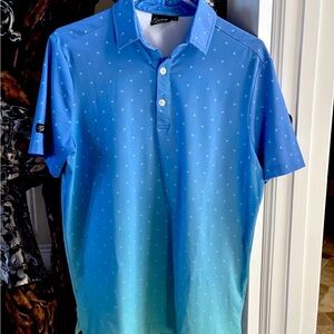Sunday Swagger Men’s Blue Golf Shirt